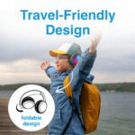 Laser Kids Wireless Headphones – Volume Limited (Black) - Image 6