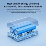 ZGCINE BT-LPE6P Camera Battery for Canon EOS R5 Mark II,R6 Mark II Camera (2600mAh Grey) - Image 6