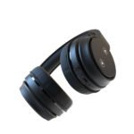 Laser Foldable Bluetooth Headphones with Mic (Black) - Image 3