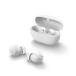 Spigen SPIGEN AUDIO Advanced Noise Cancellation Pro in-Ear Earbuds SA-TW P10 Earphone (White)