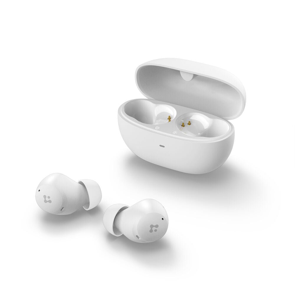 1a7e7ab9fb414e0f817919be314f0b02.jpg Spigen SPIGEN AUDIO Advanced Noise Cancellation Pro in-Ear Earearearbuds SA-TW P10 Earphone (White) - Image 1