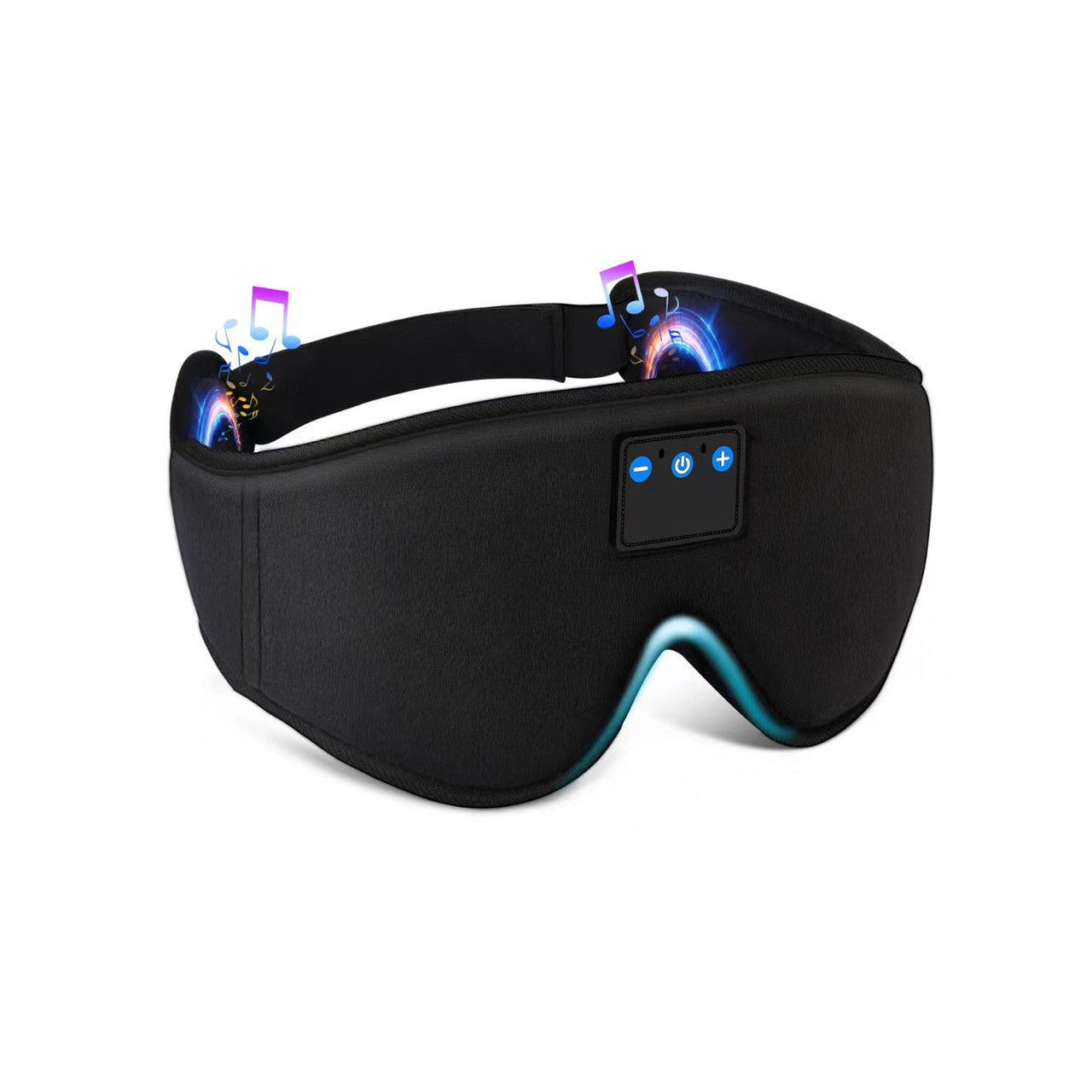 1c70f8d5b43f400796839ad7f0f5e952.jpg Laser Sleep Mask with Bluetooth Headphones (Black) - Image 1