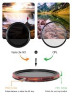 Haida 82mm PROII CPL-VND 2-in-1 Filter (3-7 Stops) - Image 6