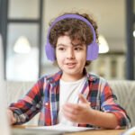 Laser ANC Kids Wireless Headphones Volume-Limited (Lilac) - Image 5