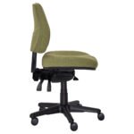 Buro Roma 3 Lever Mid Back With Seat Slide Without Arms Safetex Olive - Image 3