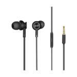 Aiwa In-Ear Gel Performance Wired Earbuds with Mic (Black) - Image 2