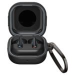 Spigen Samsung Galaxy Buds 4 / 4 Pro Rugged Armor Case - Black - Image 4
