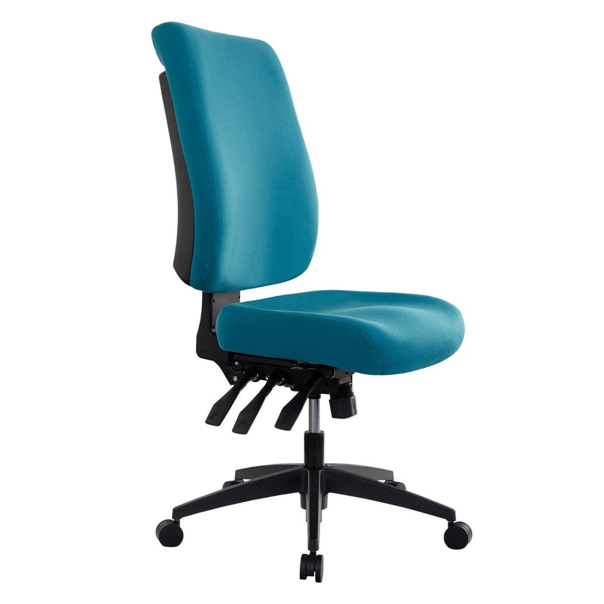 3065524c511a4eae9f4b37bddc4d44bd.jpg Buro Tidal High Back Chair Fully Upholstered Teal - Image 1