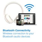 Laser ANC Bluetooth Headphones (White) - Image 3