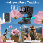 ZLOS LS03 4K Pocket Action Camera with Face Tracking & Tripod - Image 8