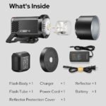 Godox AD600Pro II 600Ws All-in-One Outdoor Flash with 40W Bi-color Modeling Lamp (2800K-6000K) - Image 5