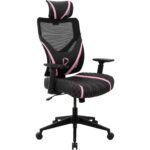 ONEX GE300 Breathable Ergonomic Gaming / Office Chair (Black/Pink) - Image 2