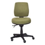 Buro Roma 3 Lever Mid Back With Seat Slide Without Arms Safetex Olive - Image 2