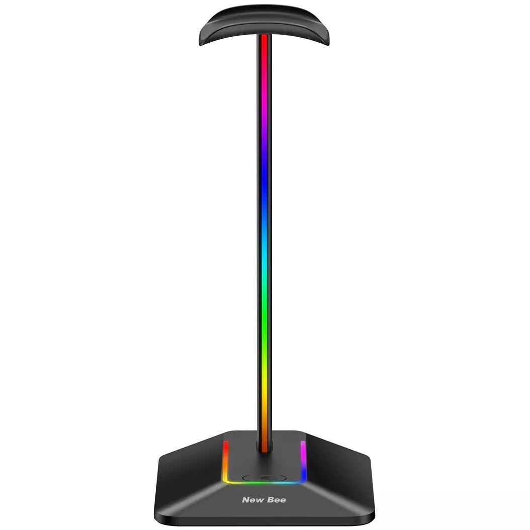 47fbb8bb393e4de8a363f14a47fd785a.jpg New Bee USB LED RGB Headphone Stand with 2 Charging Ports - Image 1