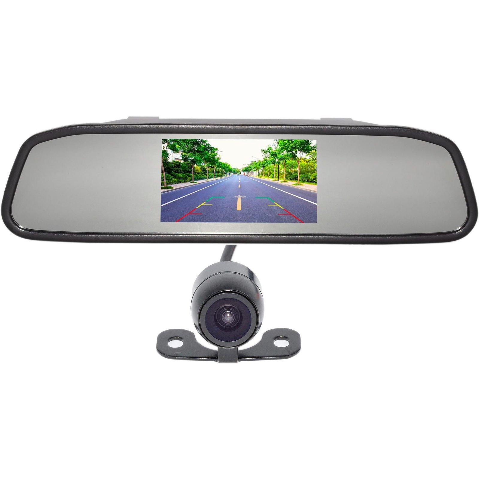 482015-Product-0-I-637418320936455864.jpg Smartcar RC43RVM Reverse Camera with Mirror Monitor - Image 1