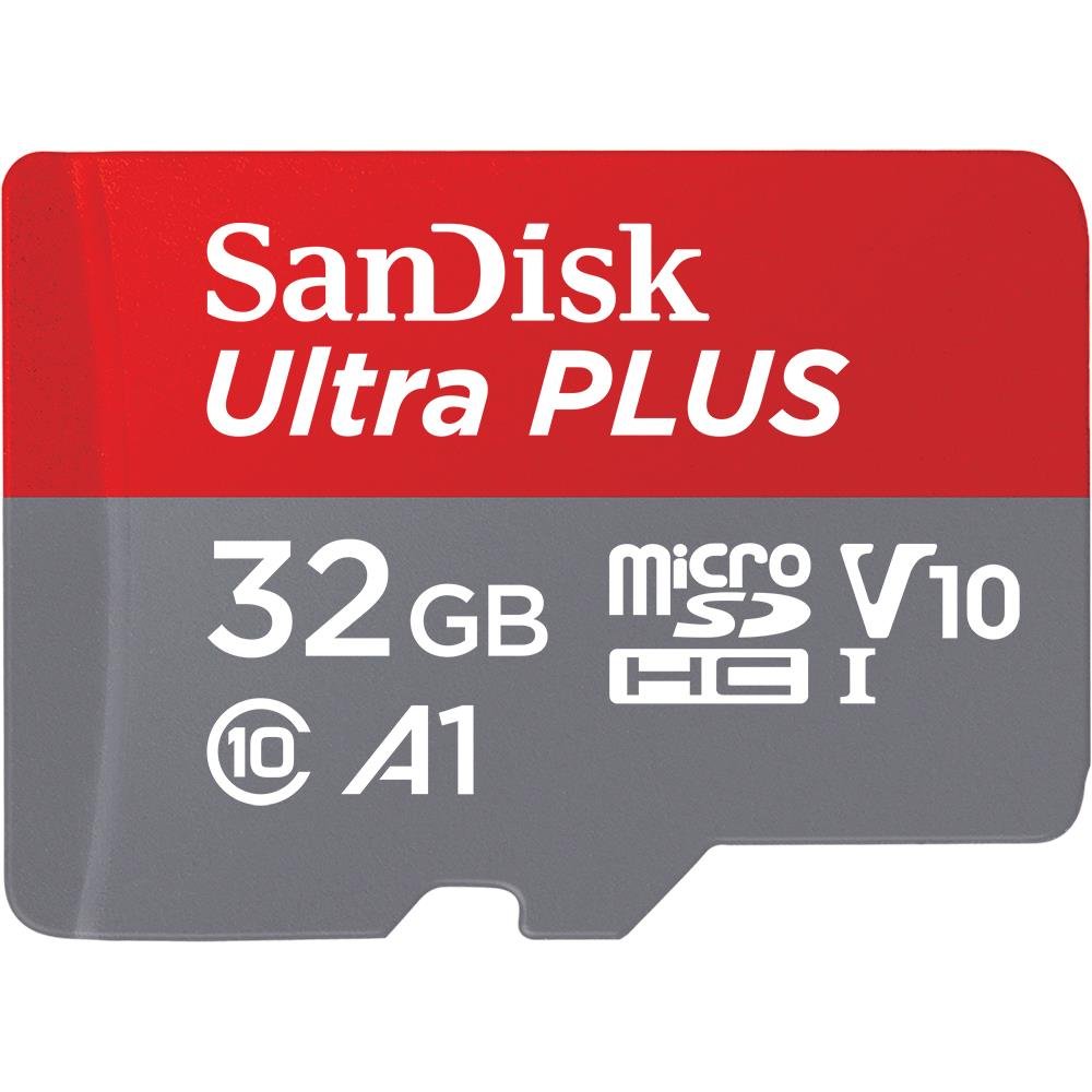 495254-Product-0-I-637435407737040705.jpg SanDisk Ultra Plus microSDXC 32GB 130MB/s Memory Card - Image 1