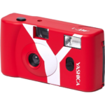 Yashica MF-1 Snapshot Reusable 35mm Film Camera Set (Red) - Image 2