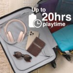 Laser Active Noise Cancelling Bluetooth Headphones (Pink) - Image 6