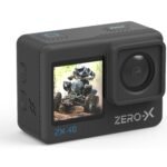 Zero-X ZX-40 4K UHD Action Camera with Dual Display & Wi-Fi - Image 2