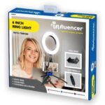 Influencer 6" Ring Light with Small Tripod - Image 4