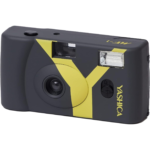 Yashica MF-1 Snapshot Reusable 35mm Film Camera Set (Grey) - Image 5