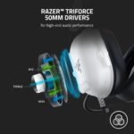 Razer BlackShark V2 X Wired Gaming Headset (White Edition) - Image 6