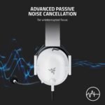 Razer BlackShark V2 X Wired Gaming Headset (White Edition) - Image 8