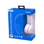Laser Foldable Bluetooth Headphones with Mic (Bright White) - Image 4