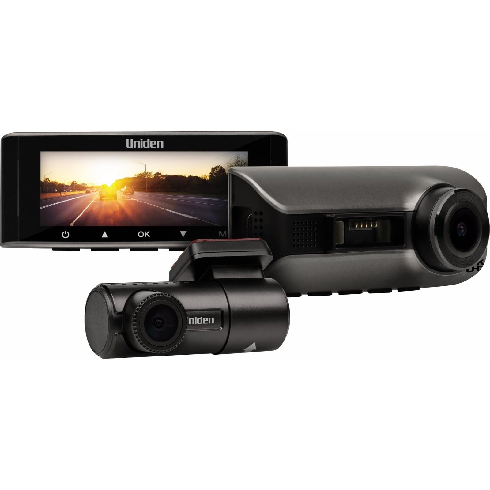 587210-Product-0-I-637874337177226441.jpg Uniden 4K Smart Dash Camera with FHD Rear Camera and Wide Angle LCD Colour Screen - Image 1