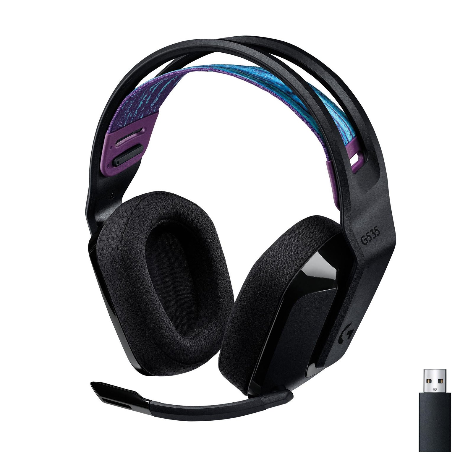 587806-Product-0-I-637885559577805841.jpg Logitech G535 LIGHTSPEED Wireless Gaming Headset (Black) - Image 1