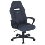 ONEX STC Compact S Series Gaming/Office Chair (Graphite) with Short pile Linen Fabric - Image 3