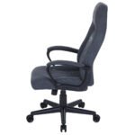 ONEX STC Compact S Series Gaming/Office Chair (Graphite) with Short pile Linen Fabric - Image 4