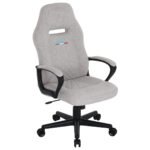 ONEX STC Compact S Series Gaming/Office Chair (Ivory) with Short pile Linen Fabric - Image 2