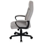 ONEX STC Compact S Series Gaming/Office Chair (Ivory) with Short pile Linen Fabric - Image 4
