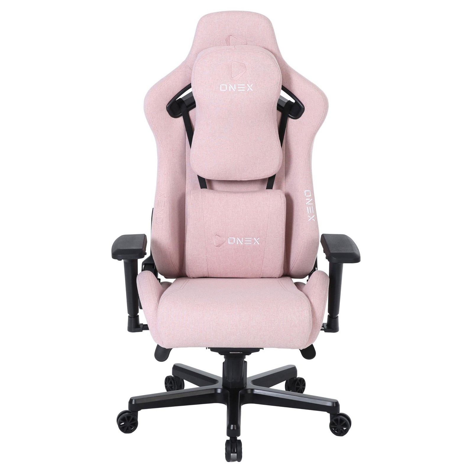 610808-Product-0-I-638115535040590845.jpg ONEX EV12 Fabric XL Edition Gaming Chair (Pink) - Image 1