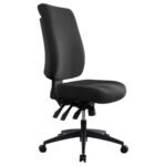 Buro Tidal High Back Chair Fully Upholstered Black