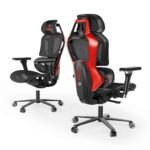 Eureka GC05 Typhon Series Ergonomic Mesh Gaming / Office Chair (Black/Red) - Image 2