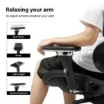 Eureka GC05 Typhon Series Ergonomic Mesh Gaming / Office Chair (Black/Red) - Image 9