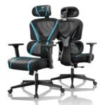 Eureka GC06 NORN Series Ergonomic Gaming / Office Chair (Black/Blue) - Image 3