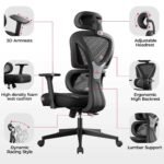 Eureka GC06 NORN Series Ergonomic Gaming / Office Chair (Black/Blue) - Image 5