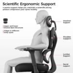 Eureka GC06 NORN Series Ergonomic Gaming / Office Chair (Black/Red) - Image 7