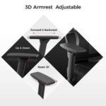Eureka GC06 NORN Series Ergonomic Gaming / Office Chair (Black/Red) - Image 10