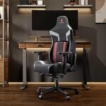 Eureka GC08 Python II Series Ergonomic Chair (Black/Red) - Image 3
