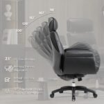 Eureka Royal Executive Sofa Gaming / Office Chair (Black) - Image 5