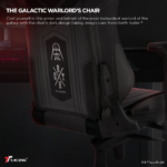 TTRacing Maxx Air Threads Fabric Gaming Chair - Darth Vader Edition - Image 5