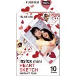 Fujifilm Instax Mini Film Heart for Instax Mini Cameras (10 Pack) - Image 2