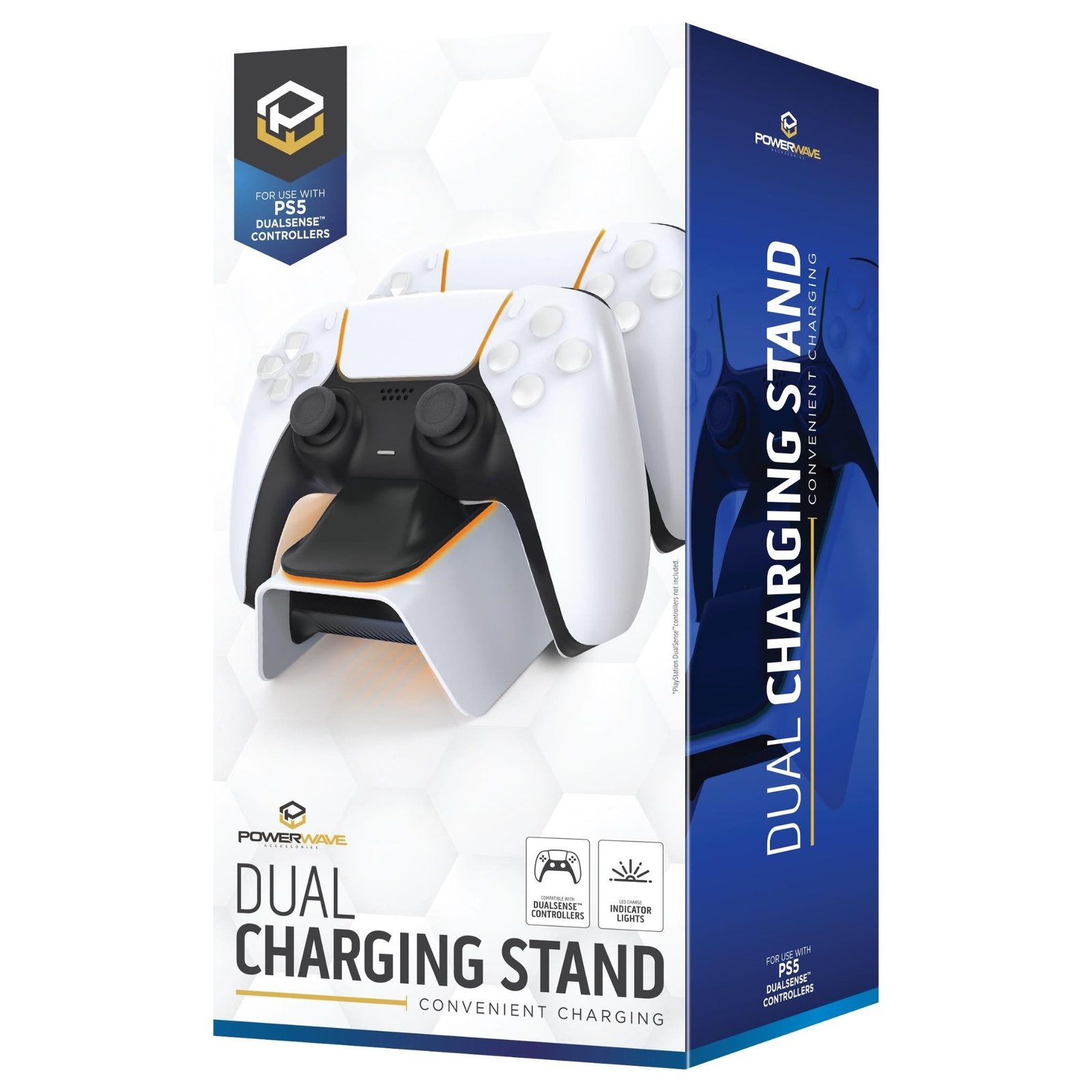 640881-Product-0-I-638192881205435979.jpg Powerwave Dual Charging Stand for PlayStation 5 Controllers - Image 1