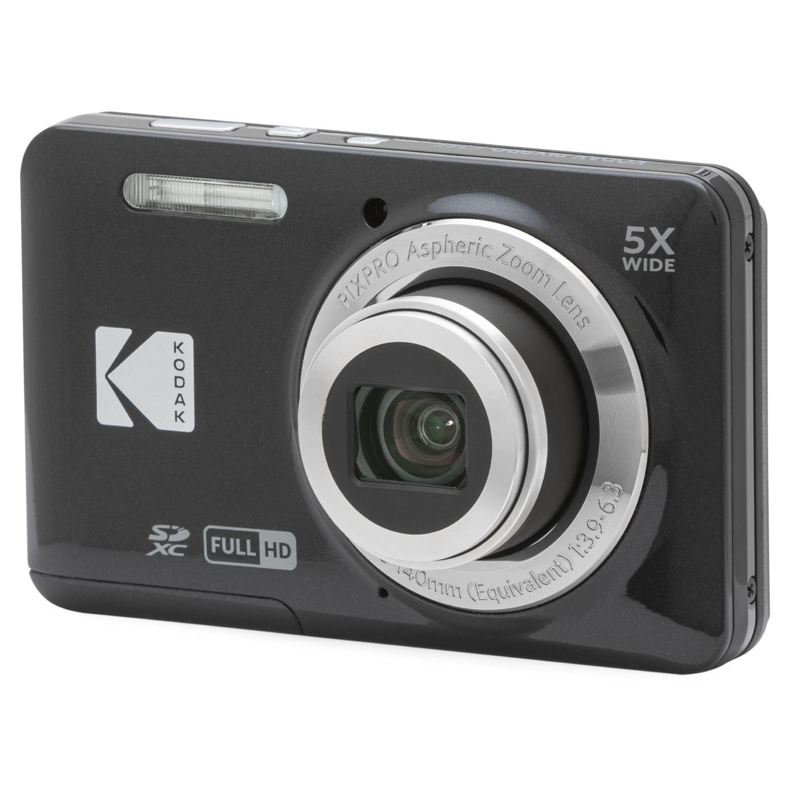 653248-Product-0-I-638235159003309693.jpg Kodak Pixpro FZ55 Digital Compact Camera (Black) - Image 1