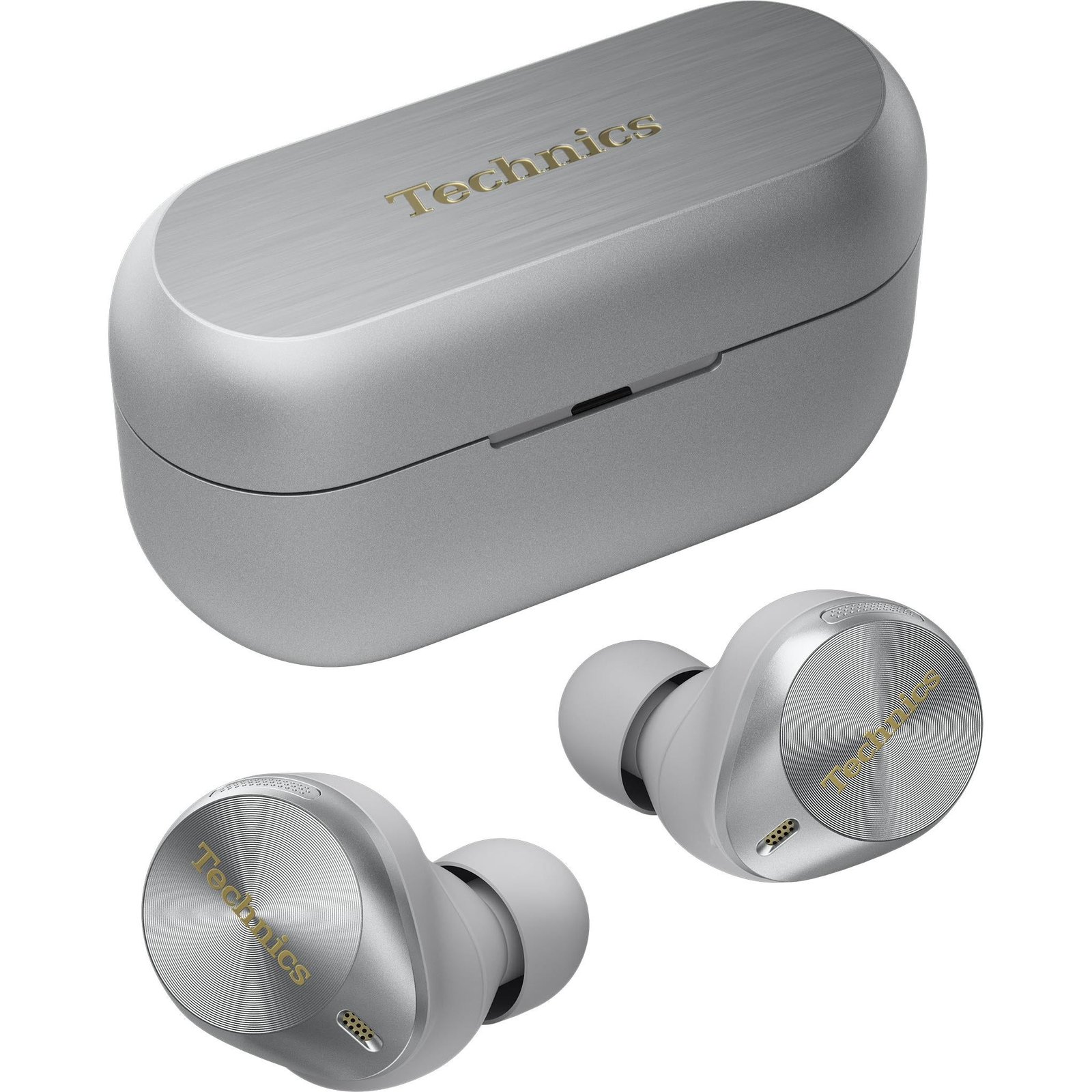 659283-Product-0-I-638267038807130102.jpg Technics AZ80 Premium True Wireless Noise Cancelling In-Ear Headphones (Silver) - Image 1