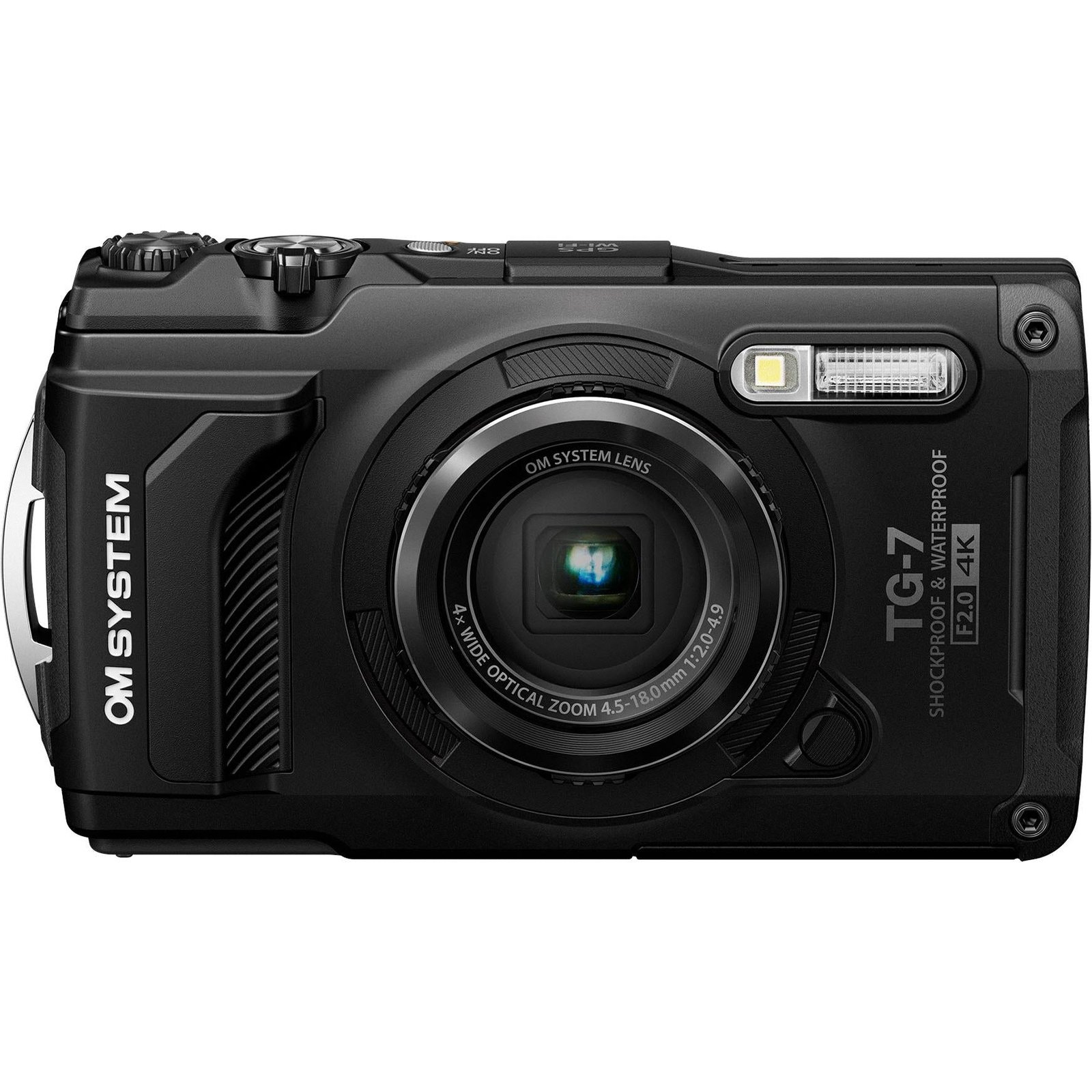 662225-Product-0-I-638311983006083041.jpg OM System TG-7 Tough Digital Camera (Black) - Image 1